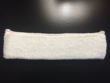High-Absorbent Bamboo Sweatband WHITE (Single Pack)