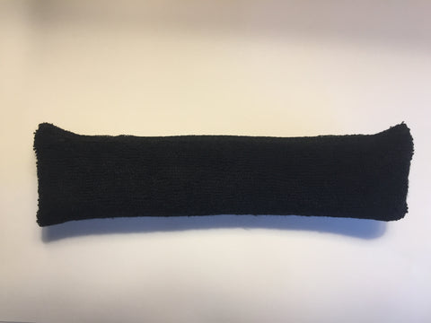 Super Thicc High-Absorbent Bamboo Sweatband BLACK (Single Pack)