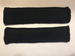 Super Thin High-Absorbent Bamboo Sweatband BLACK (Two Pack)