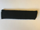 High-Absorbent Bamboo Sweatbands BLACK (Single Pack)